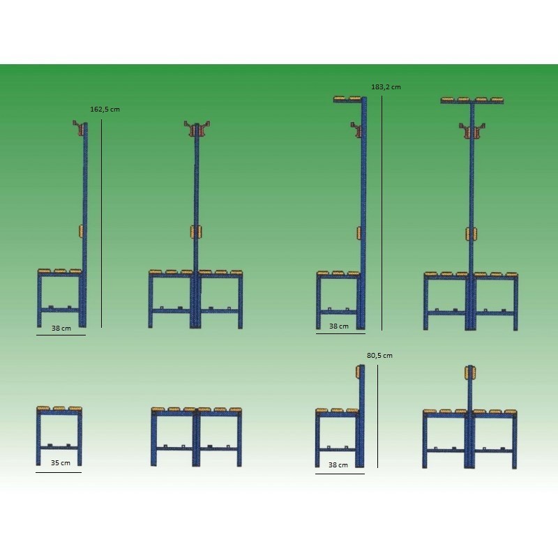 Aluminum alloy Staff Changing Room Hook Bench - Heavy Duty Seating for Schools, Spas, and Offices