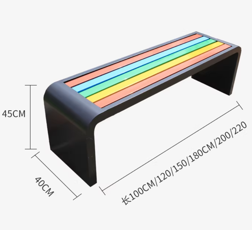 Wholesale Modular Outdoor Bench Collection – Commercial Grade Colorful & Neutral Slatted Seating for Public Spaces