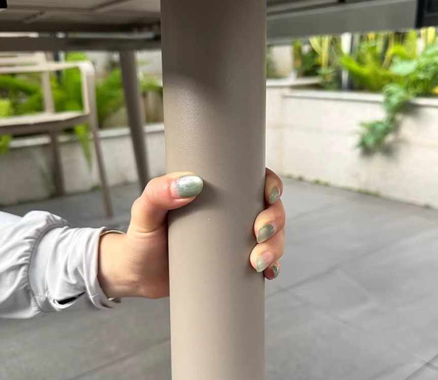 Modern All-Aluminum Outdoor Dining Set - Durable Patio Furniture for Backyards