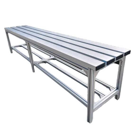 Heavy-Duty Aluminum Outdoor Bench - Weather Resistant & Durable