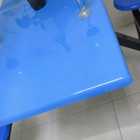 Foldable Large Canteen Dining Table and Chairs Six-Seater Fast Dining Table and Chairs Modern Simple School Connected Rectangular