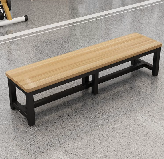 Steel and Wood Long Bench, Long Stool, Mall Wooden Bench, Bathroom Stool, Shoe Changing Stool, Locker Room Stool, Bench, Dining Table Stool, Rest Stool
