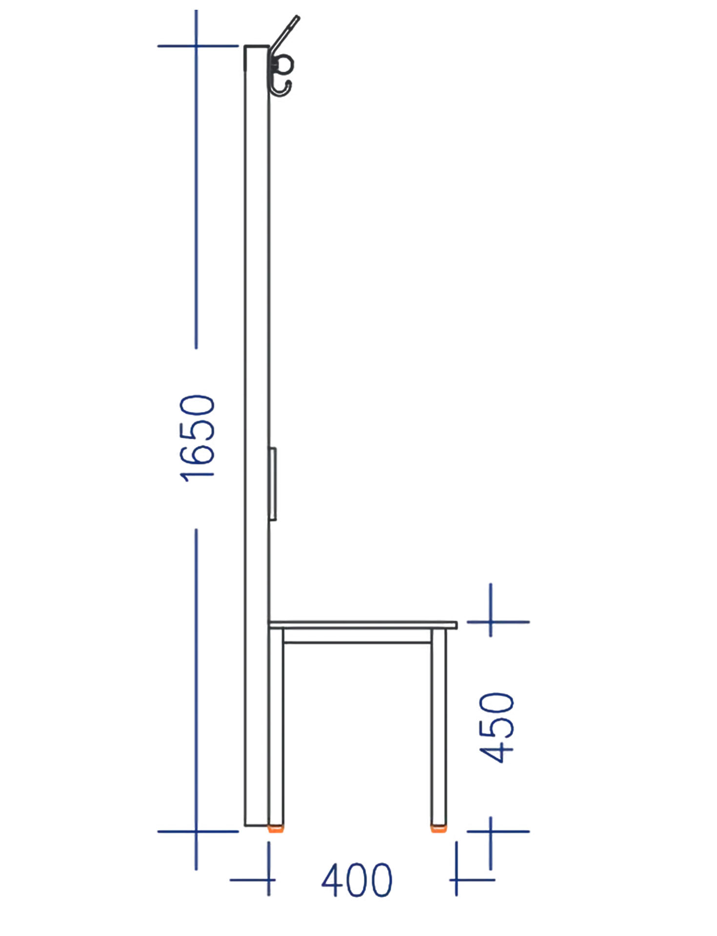 Double Sided Island Bench Seat - Solid Wood Waterproof Indoor Outdoor for Kitchen Patio Dining